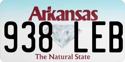 AR license plate 938LEB