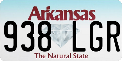 AR license plate 938LGR