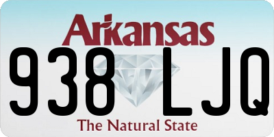 AR license plate 938LJQ