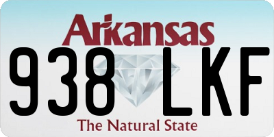 AR license plate 938LKF
