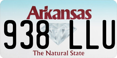 AR license plate 938LLU