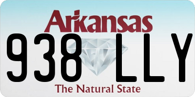 AR license plate 938LLY