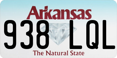AR license plate 938LQL