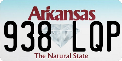 AR license plate 938LQP
