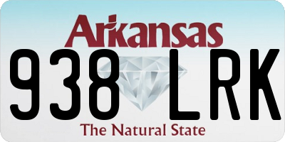 AR license plate 938LRK