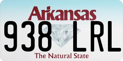 AR license plate 938LRL