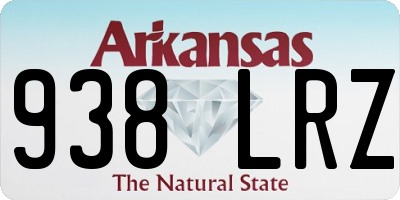 AR license plate 938LRZ