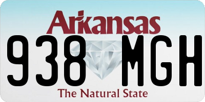 AR license plate 938MGH