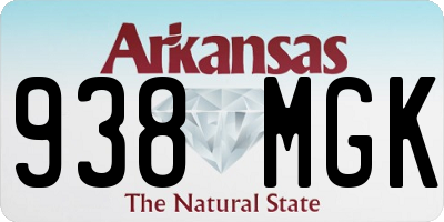 AR license plate 938MGK