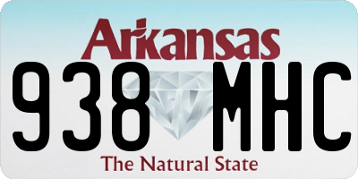 AR license plate 938MHC