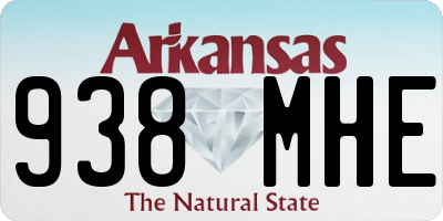 AR license plate 938MHE