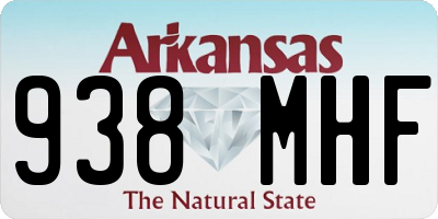 AR license plate 938MHF