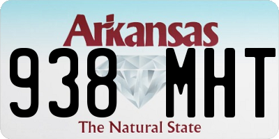 AR license plate 938MHT