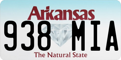 AR license plate 938MIA