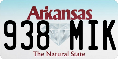 AR license plate 938MIK