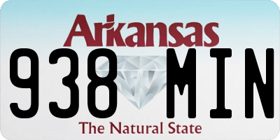 AR license plate 938MIN