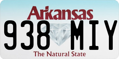 AR license plate 938MIY
