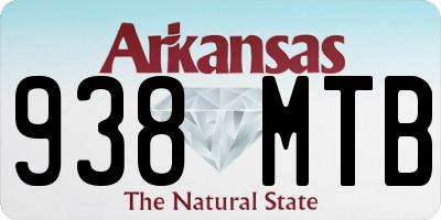 AR license plate 938MTB