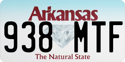 AR license plate 938MTF