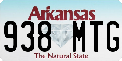 AR license plate 938MTG