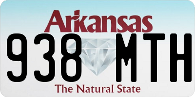 AR license plate 938MTH