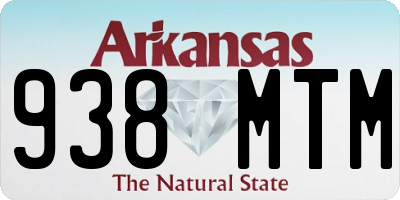 AR license plate 938MTM