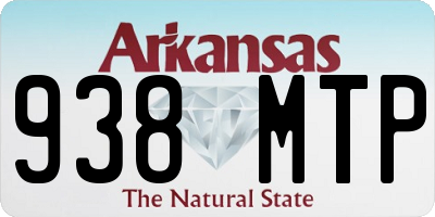 AR license plate 938MTP