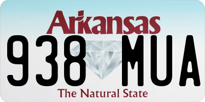 AR license plate 938MUA
