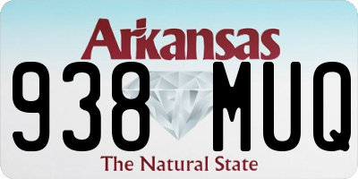 AR license plate 938MUQ