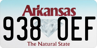 AR license plate 938OEF