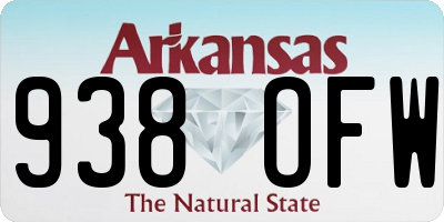 AR license plate 938OFW