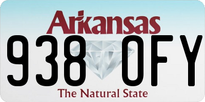 AR license plate 938OFY