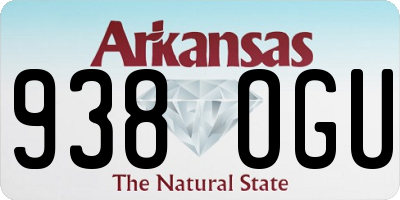 AR license plate 938OGU