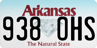 AR license plate 938OHS