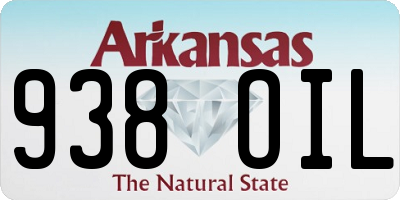 AR license plate 938OIL