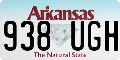 AR license plate 938UGH