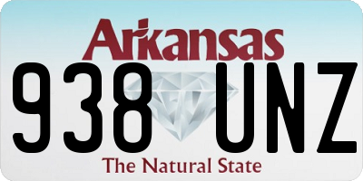 AR license plate 938UNZ