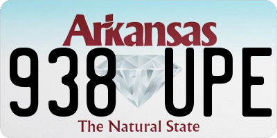AR license plate 938UPE