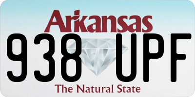 AR license plate 938UPF