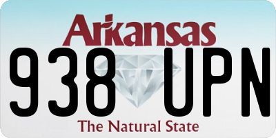AR license plate 938UPN