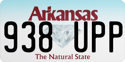 AR license plate 938UPP