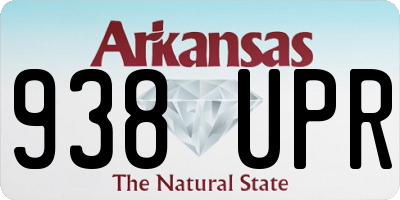 AR license plate 938UPR