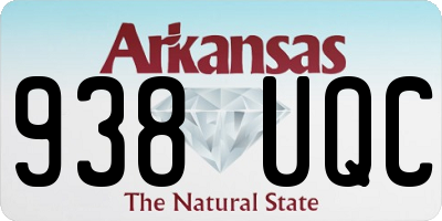 AR license plate 938UQC