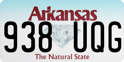 AR license plate 938UQG