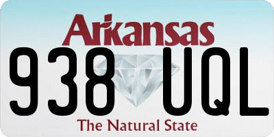 AR license plate 938UQL