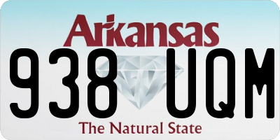 AR license plate 938UQM