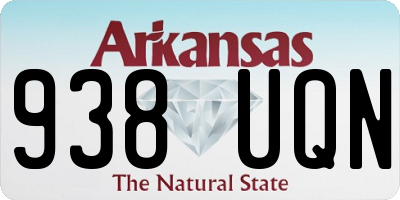 AR license plate 938UQN
