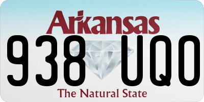 AR license plate 938UQO