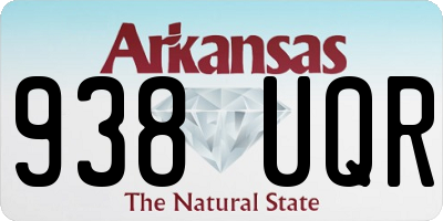 AR license plate 938UQR