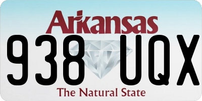 AR license plate 938UQX
